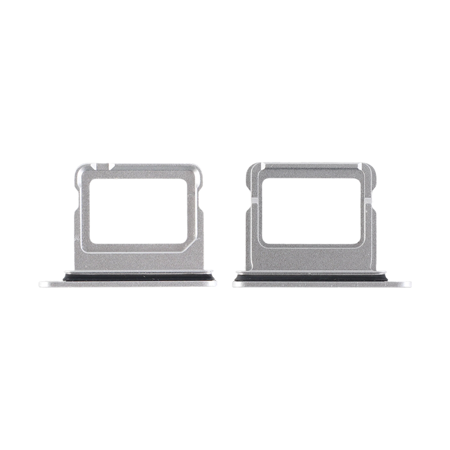 Single SIM Card Tray for 18 Pro/18 Pro Max, Ori, Silver