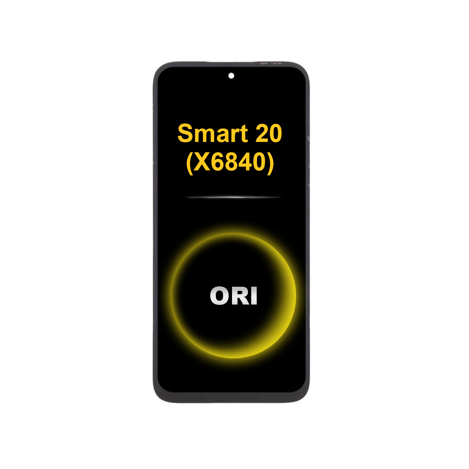 LCD Screen for Infinix Smart 20, Ori, Black