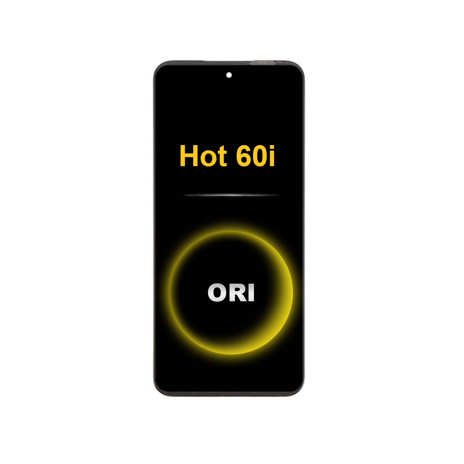 LCD Screen for Infinix Hot 60i, Ori, Black