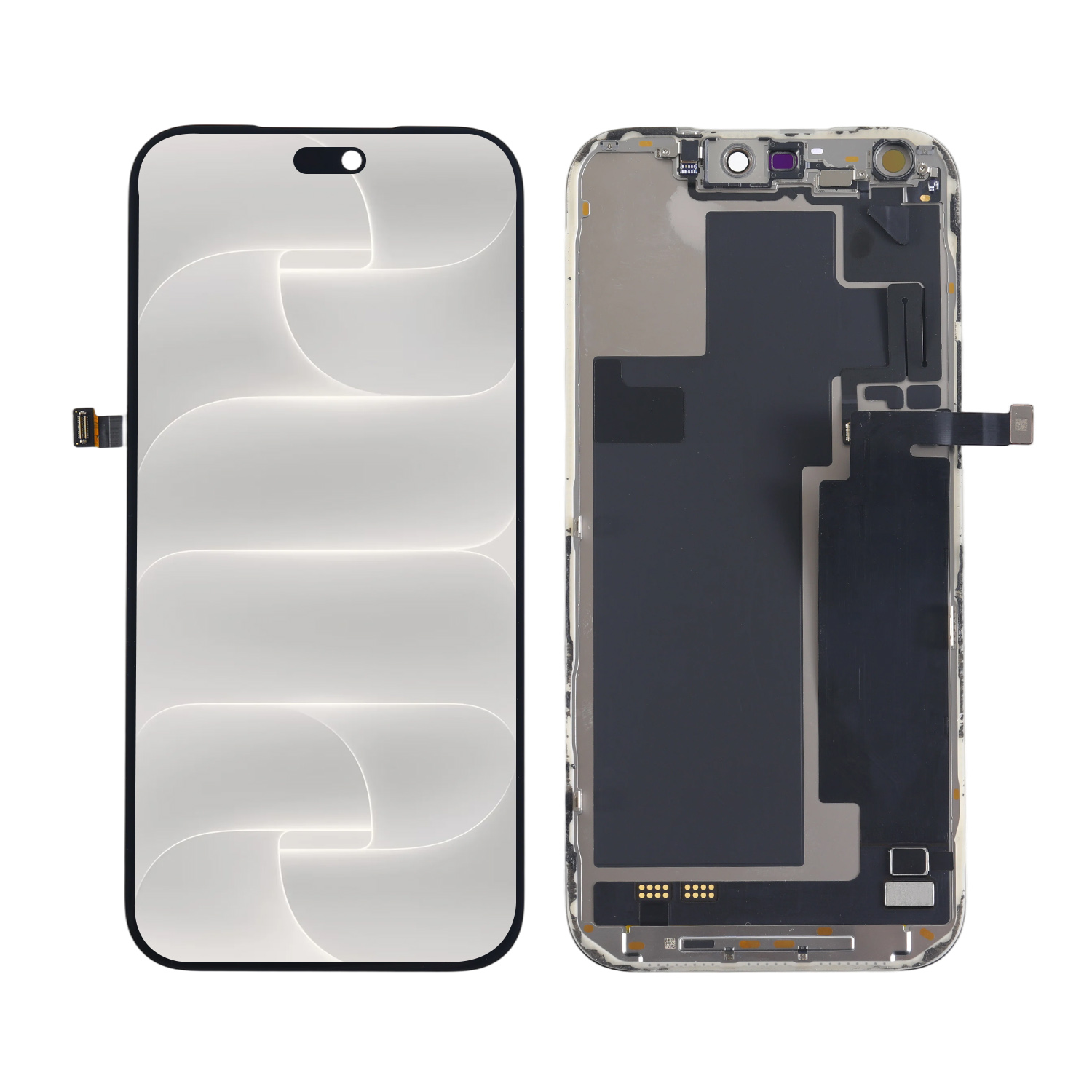 OLED Screen with Ori Proximity Sensor Flex for iPhone 18 Pro Max 6.9", Ori Pulled, Black, (Restart ＆ Finish Repair)